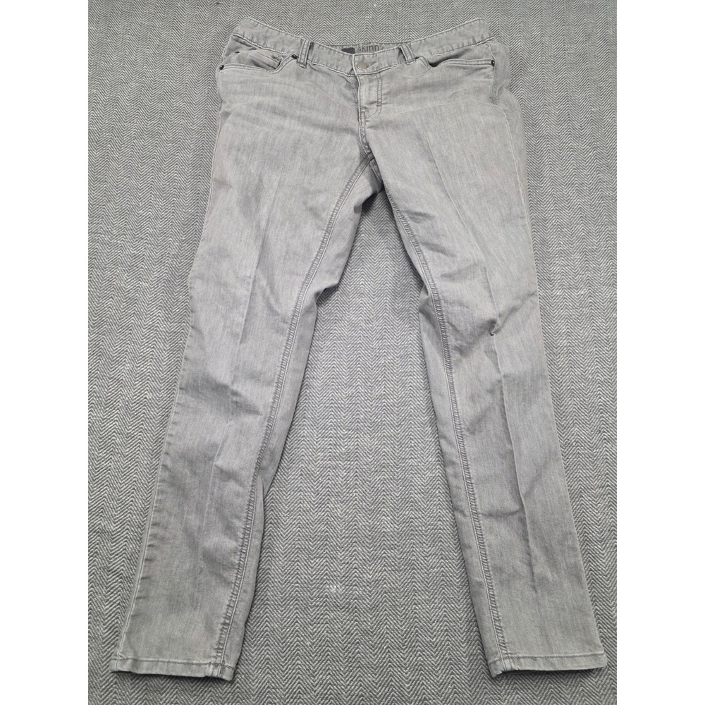 Mossimo Skinny Premium Denim Jeans Gray Size 14R‎ Women
